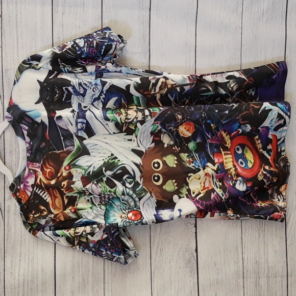 Yu-Gi-Oh Monsters Inspired 3D Sublimation Print Yugioh Graphic Tee M - Picture 3 of 9
